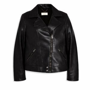Coach Black Leather Jacket